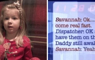 Küçük Kız Babasının Hayatını Kurtarmak İçin 911'i Arar Ve Operatörle Konuşması Çok Eğlencelidir