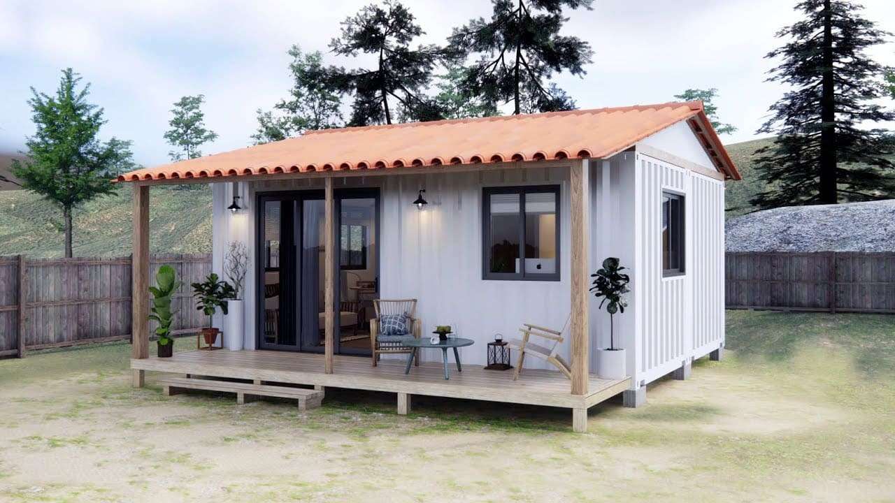320 Sqft Tiny Container House Design Idea